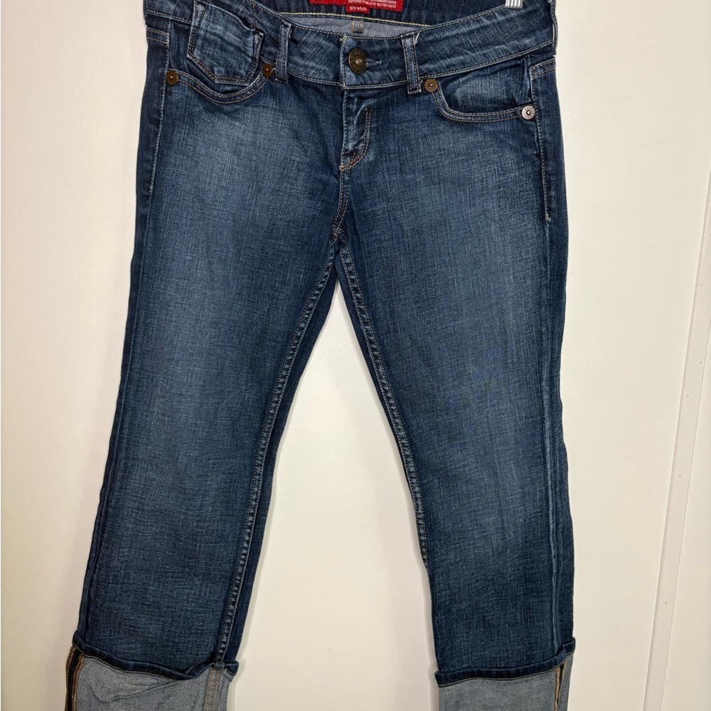 Guess Jeans Women's Cuffed Stretch Capri